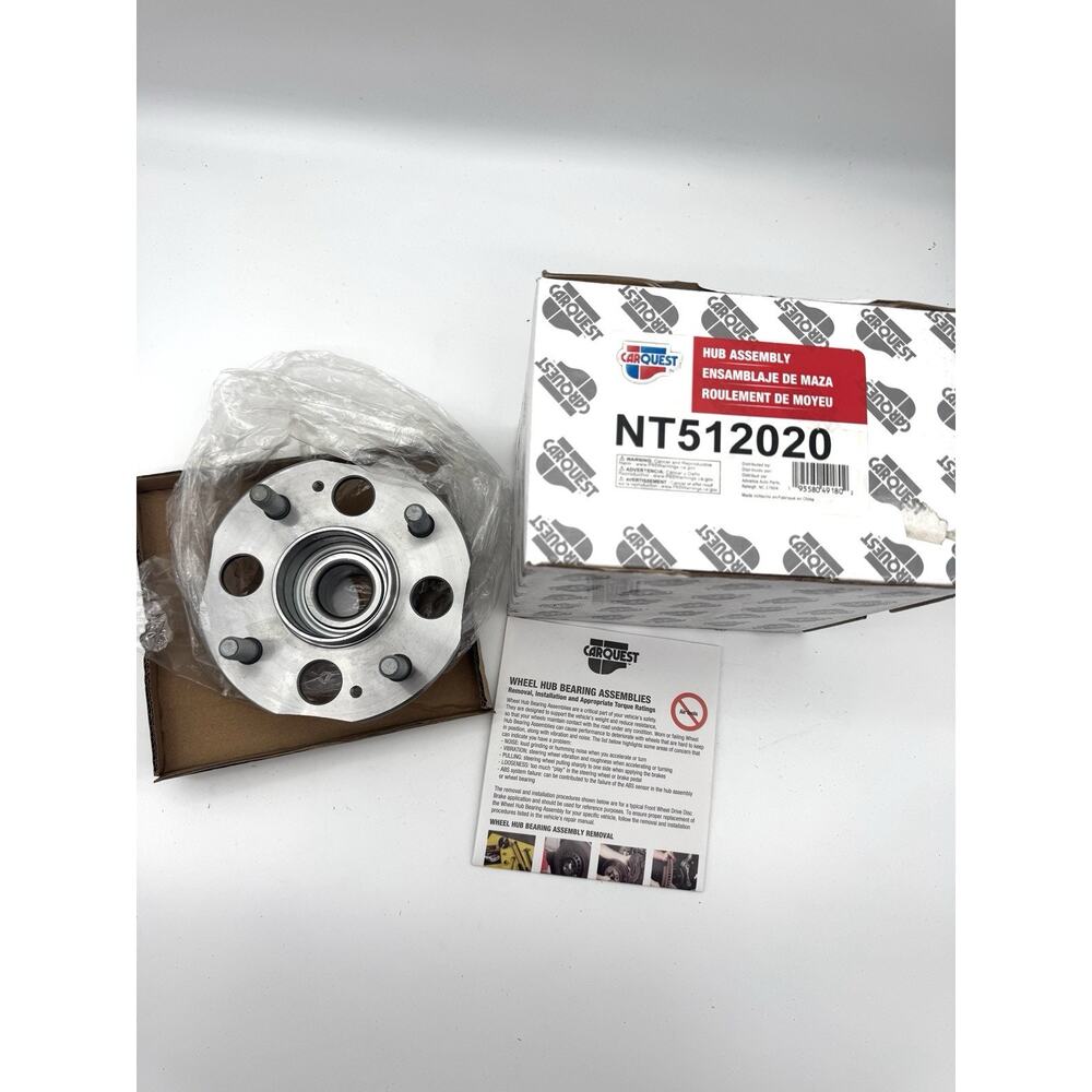 Carquest NT512020 Rear Wheel Hub Bearing Assembly – Fits Honda Civic Acura EL